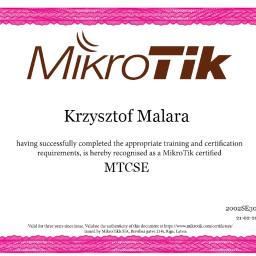 Mikrotik - MTCSE