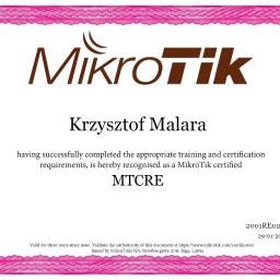 Mikrotik MTCRE (MikroTik Certified Routing Engineer)