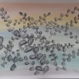 Bazie, akwarela, A3.