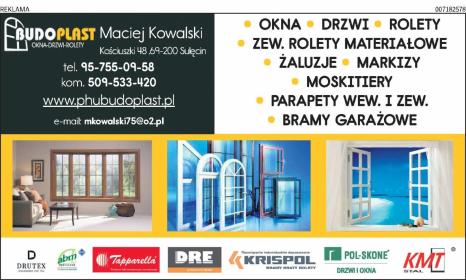 PHU BUDOPLAST - Okna aluminiowe Sulęcin