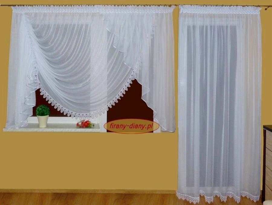 firana do pokoju z balkonem
