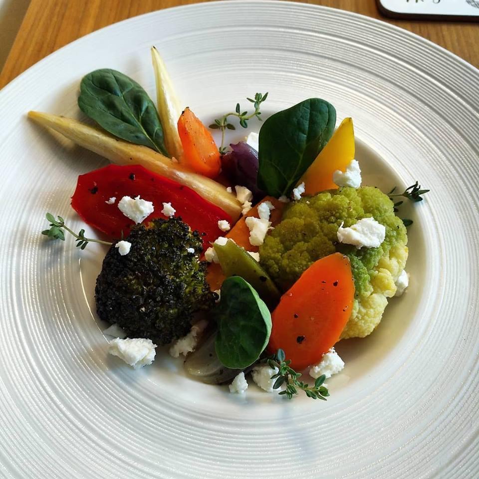 Pieczone warzywa z serem feta