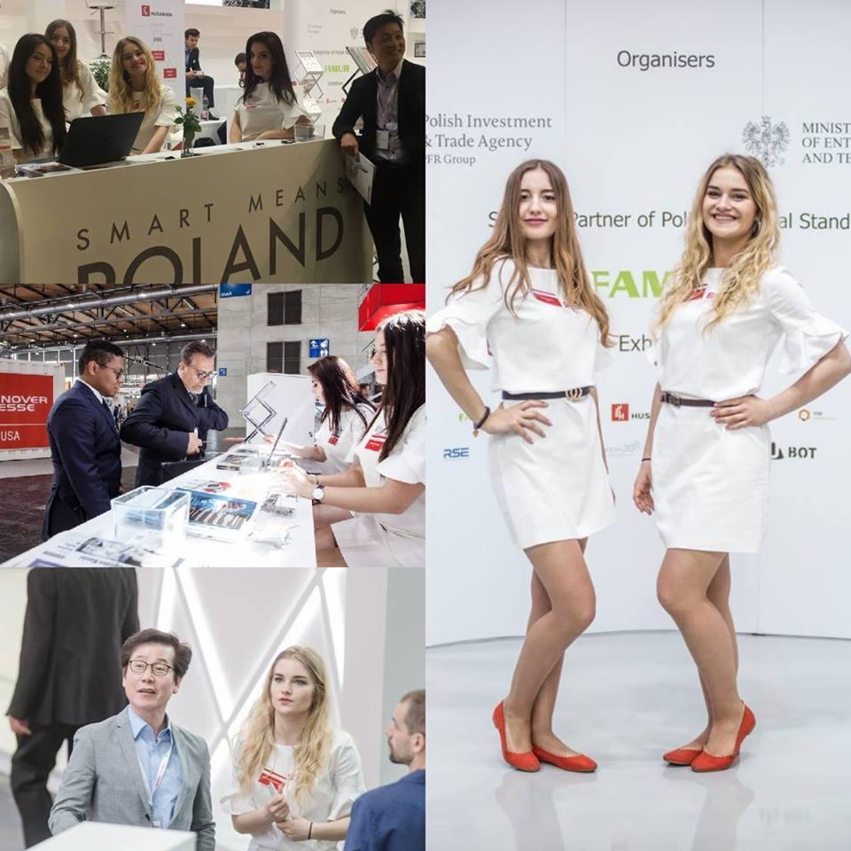 Nasze piękne hostessy w akcji - Hannover Messe, Niemcy