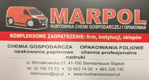 HURTOWNIA ŚRODKI CZYSTOŚCI MARPOL - Środki czystości Siemianowice Śląskie