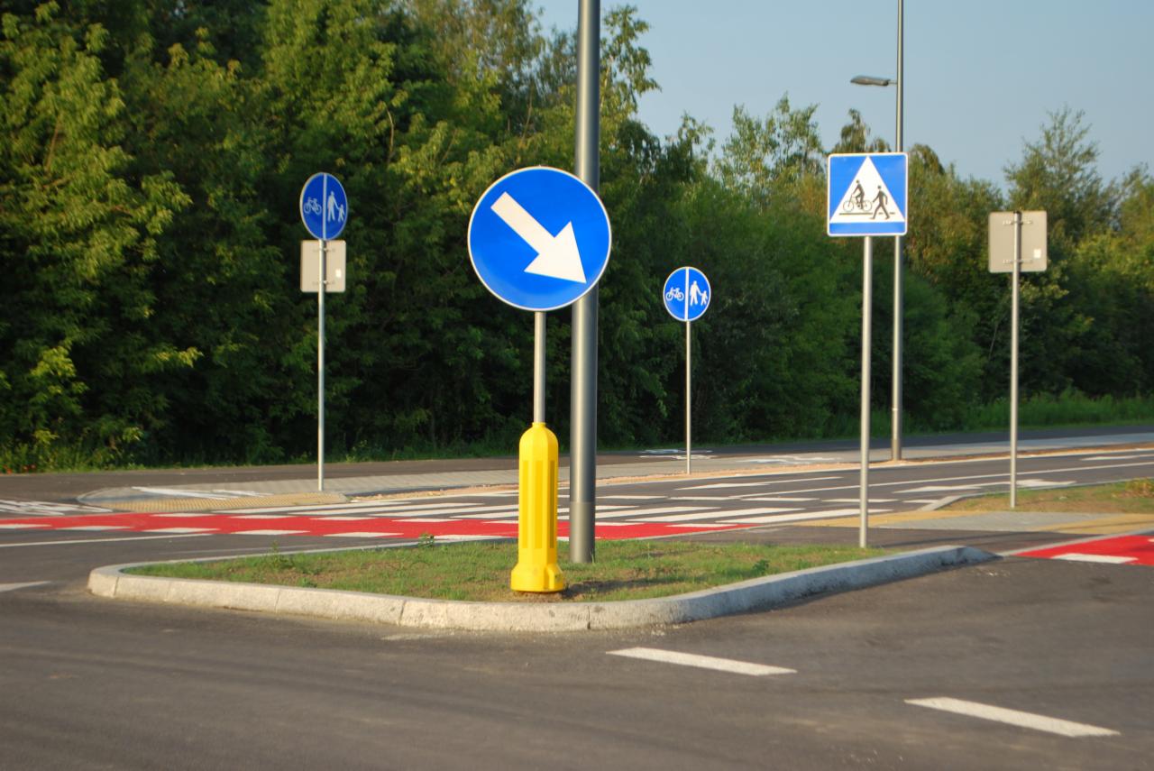 Stała organizacja ruchu - montaż znaków