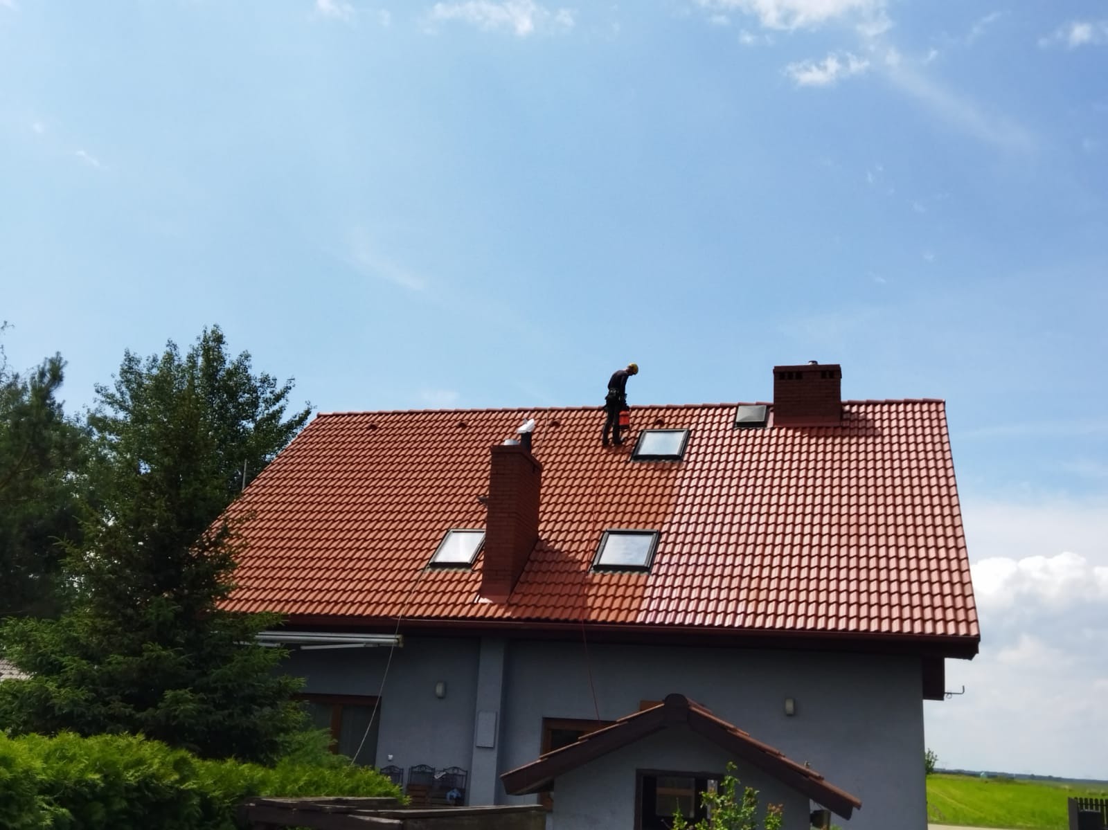 Impregnacja dachówki betonowej