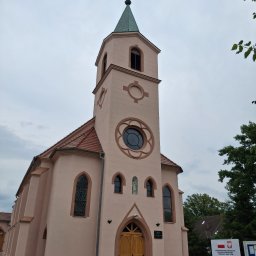 Remont elewacji wewnątrz i zewnątrz kościoła w Ruszów. 2025