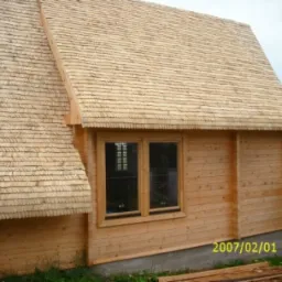 DACH Z WIóRA OSIKOWEGO-POKRYCIA DACHOWE-DACH DREWNIANY,EKOLOGICZNY,NATURALNY-DOM-ALTANA