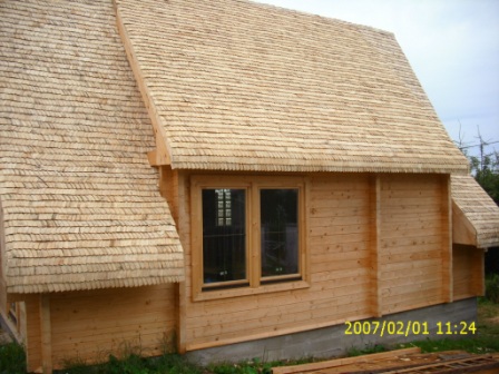 DACH Z WIóRA OSIKOWEGO-POKRYCIA DACHOWE-DACH DREWNIANY,EKOLOGICZNY,NATURALNY-DOM-ALTANA