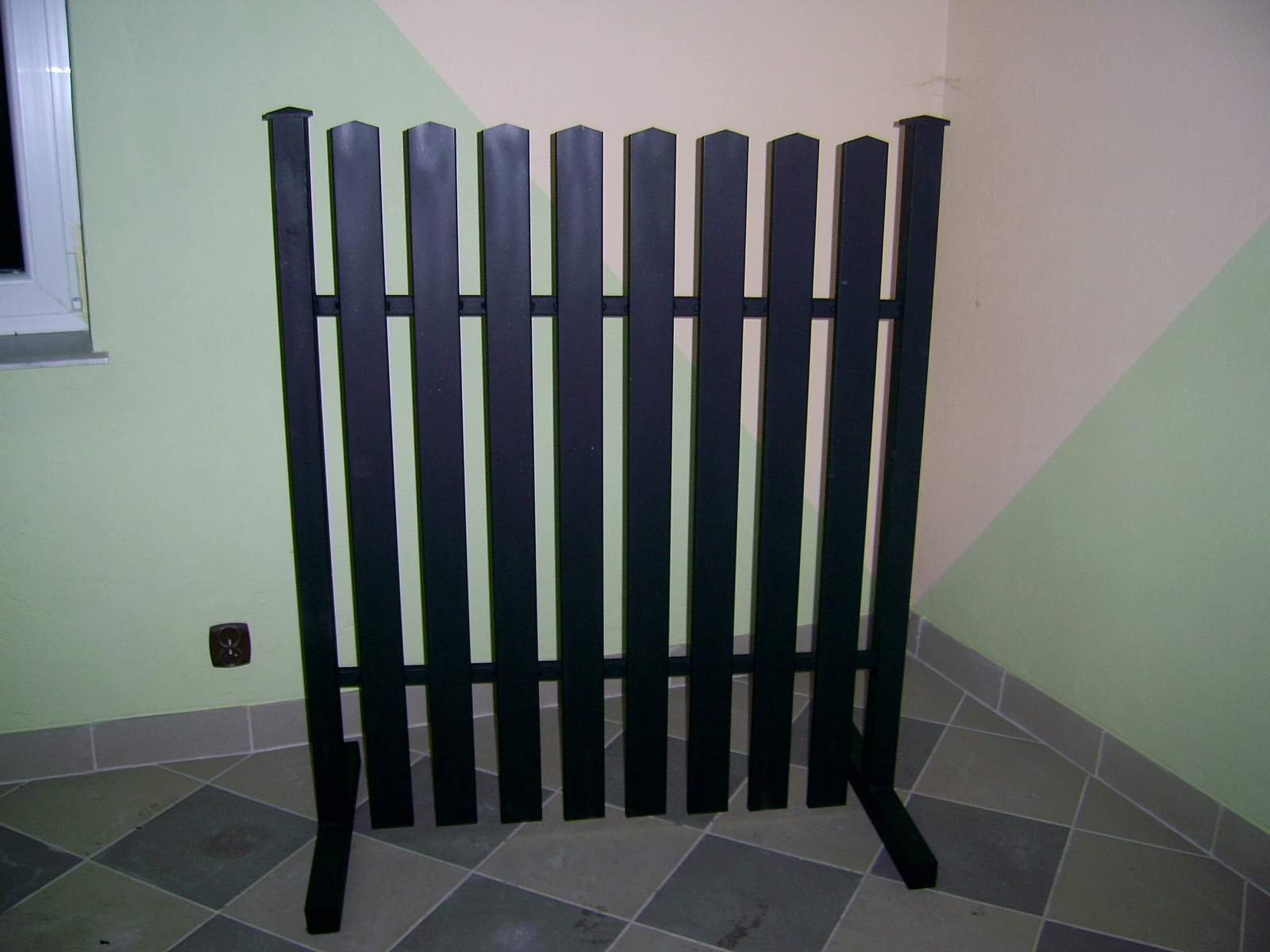 Przęsła ogrodzeniowe z metalowych sztachet