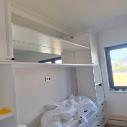 Pil-dom,Paweł Subotkiewicz - Wykończenie - Garderoba .... Dom , Dobrzyca - Piła .