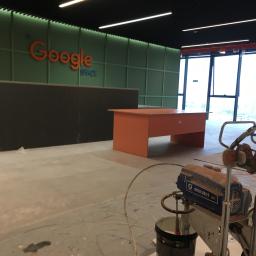 Malowanie biura dla firmy Google w Gdańsku