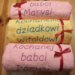 Ręczniki z haftem