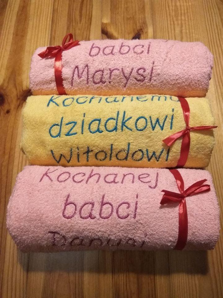 Ręczniki z haftem