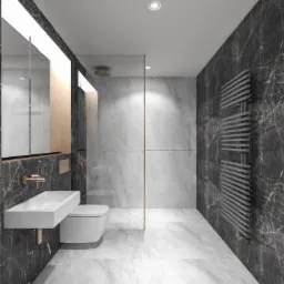 Łazienka dzienna w domu jednorodzinnym