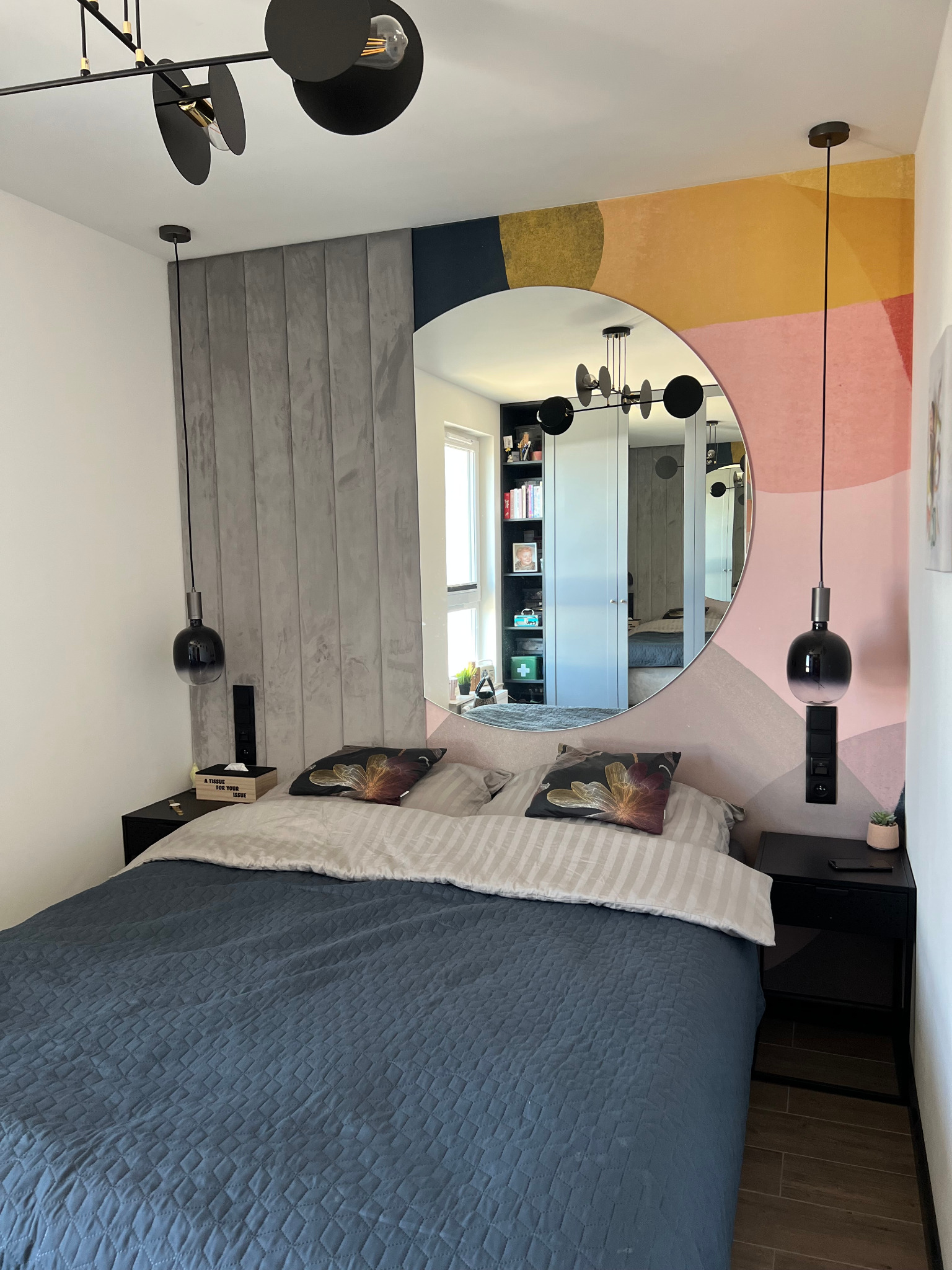 Sypialnia w apartamencie, Gościcino