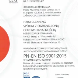 certyfikat ISO 9001
