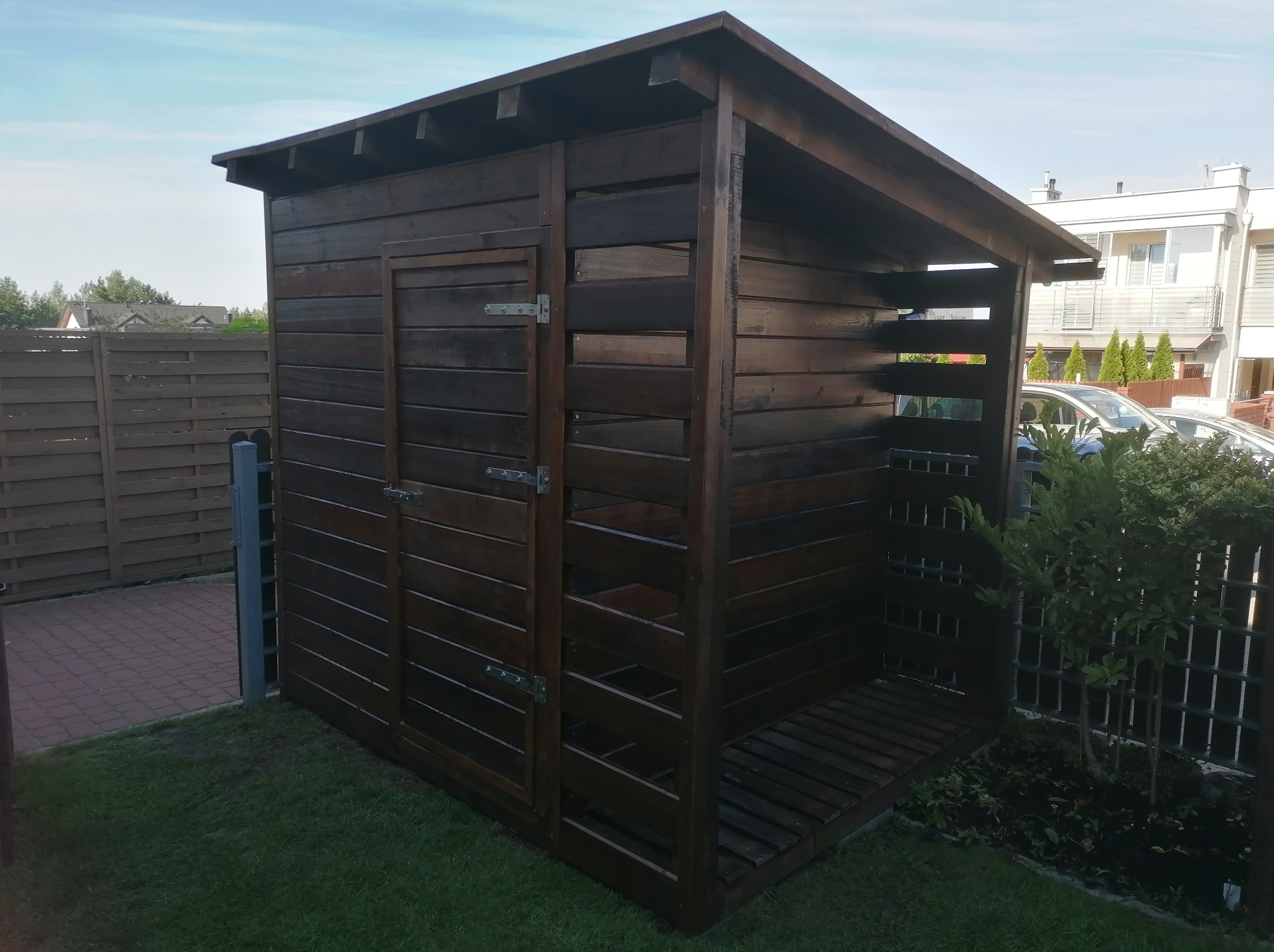 Budynek gospodarczy na narzędzia i rowery