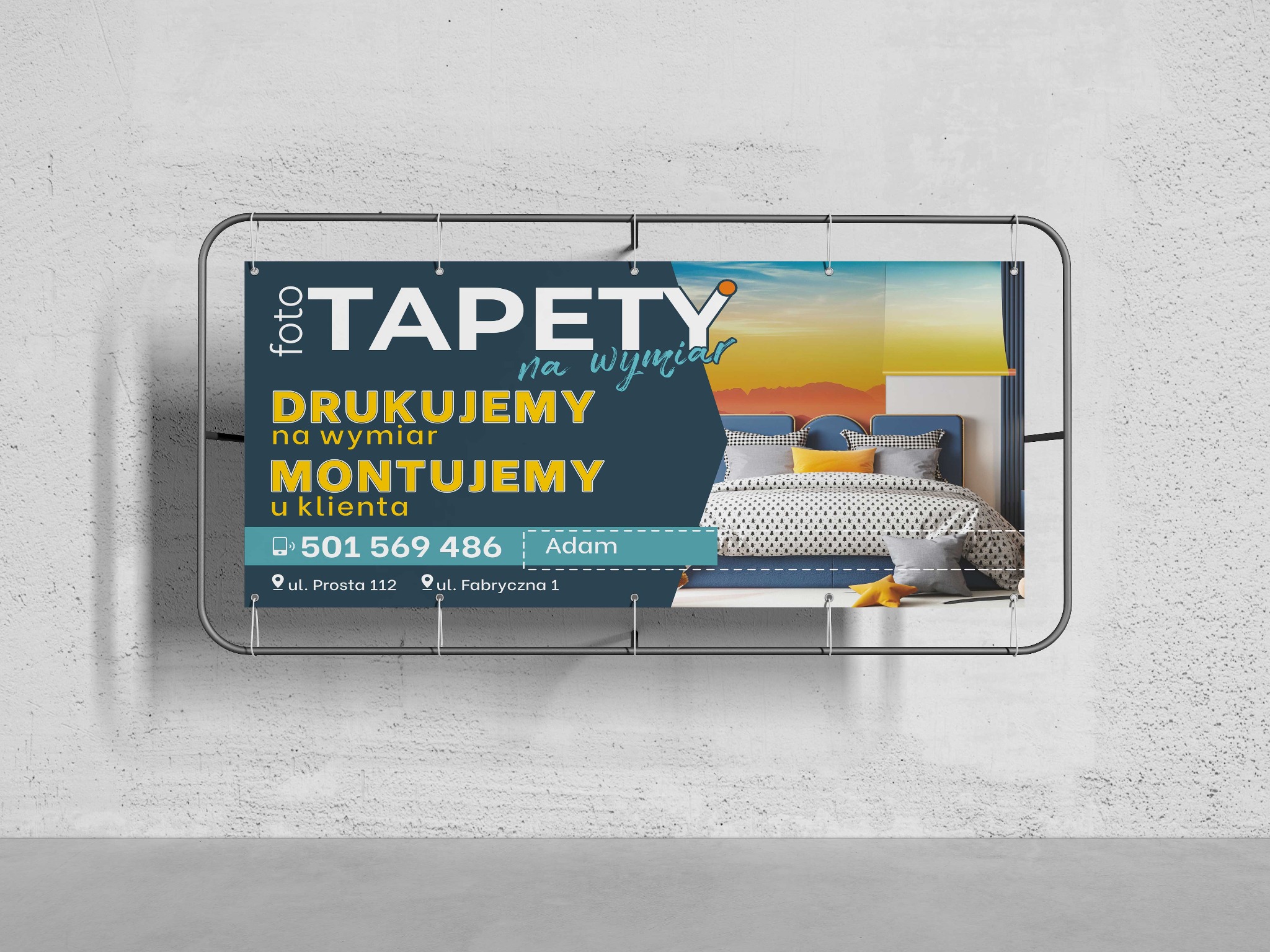 Drukujemy w technologii UV na maszynie Durst RHO 800 HS banery i bilbordy.