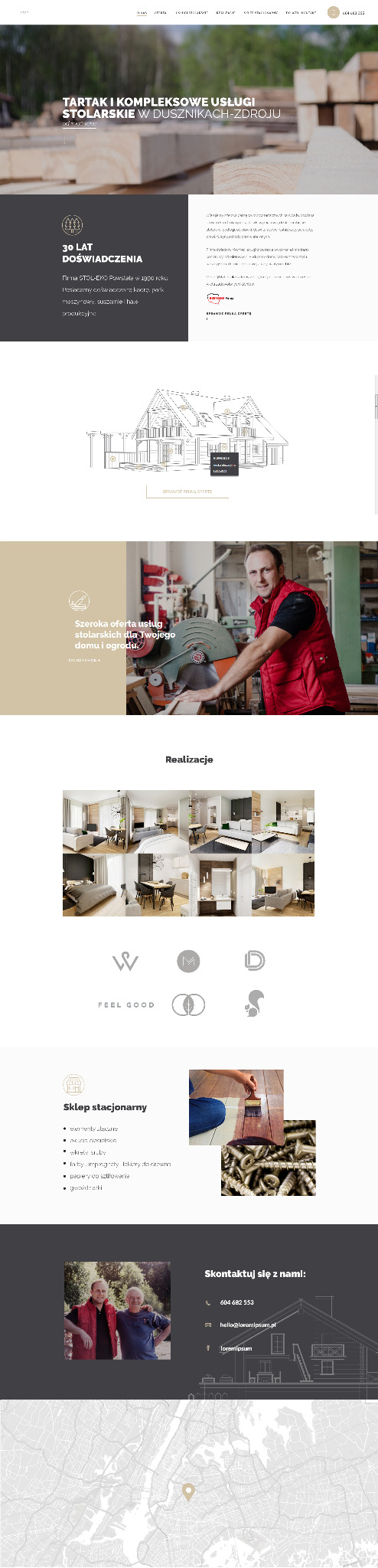 Strona rodzinnej firmy 'Stol Eko'