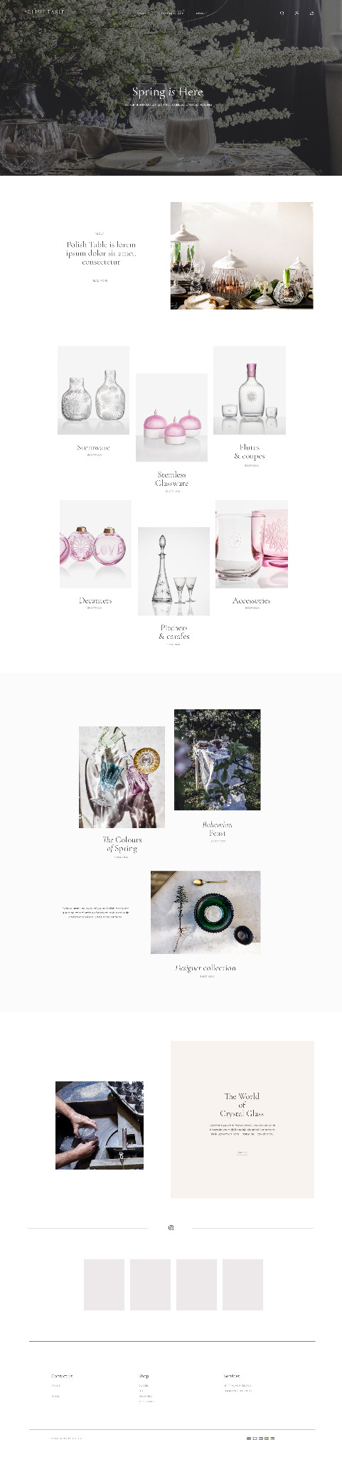 'Polish Table' - jeden z wielu sklepów online, jakie zaprojektowaliśmy i wdrożyliśmy z dbałością o każdy szczegół.