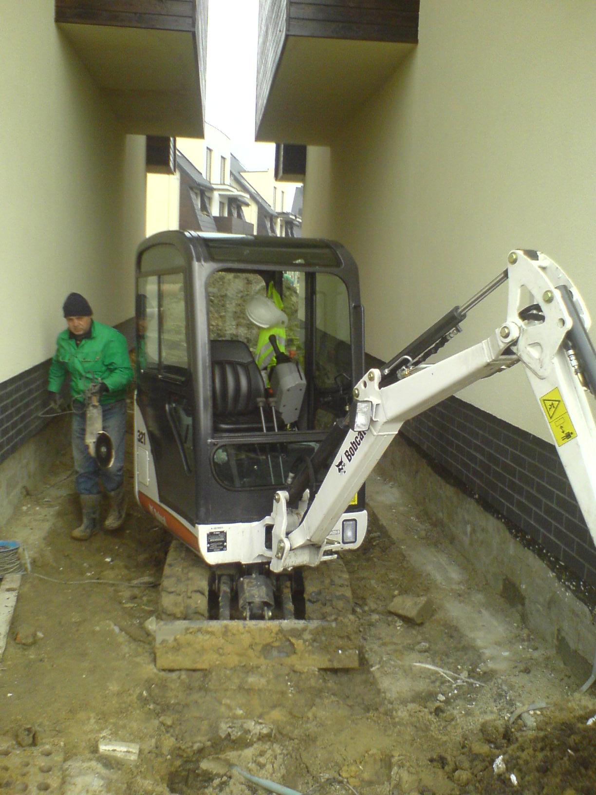 Wynajem minikoparki Bobcat