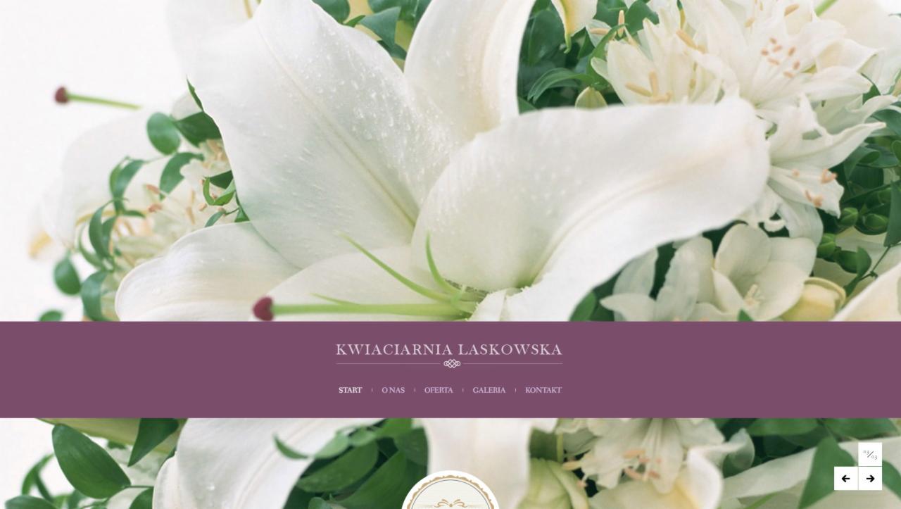 Realizacja Kwiarciarnia Laskowska