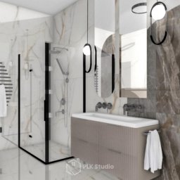PLK STUDIO Spółka z o. o. - projekt łazienki