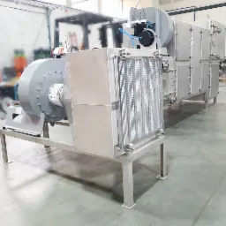 Wymiennik ciepła, stal nierdzewna. EN 1090 EXC2, spawanie ISO 5817 B. 3 silniki, filtry.