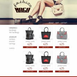 Sklep online sklepu z torebkami i biżuterią