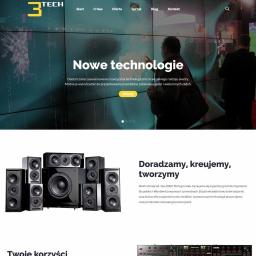 Strona firmowa – 3Tech. Link: garmax.pl/realizacje/3tech/
