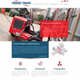 Strona firmowa – Grand-Trans. Link: garmax.pl/realizacje/grand-trans/