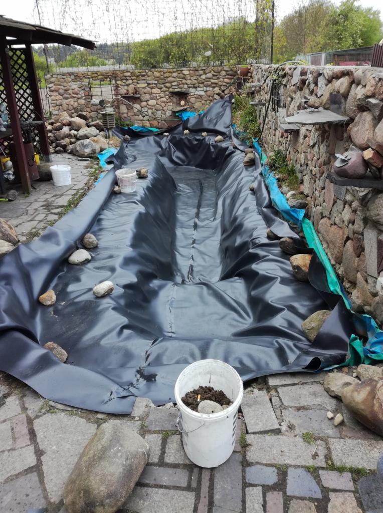 Uszczelnienie oczka wodnego