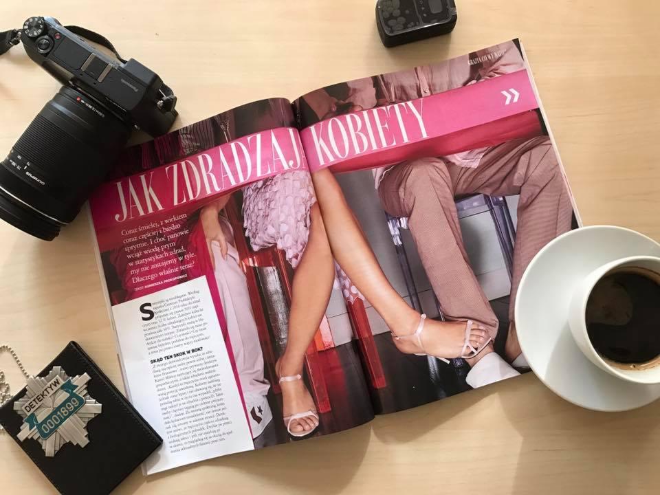 Artykuł z moim udziałem w czasopiśmie 'Grazia' (2017)