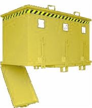 kontener samowyładowczy na surowce wtórne