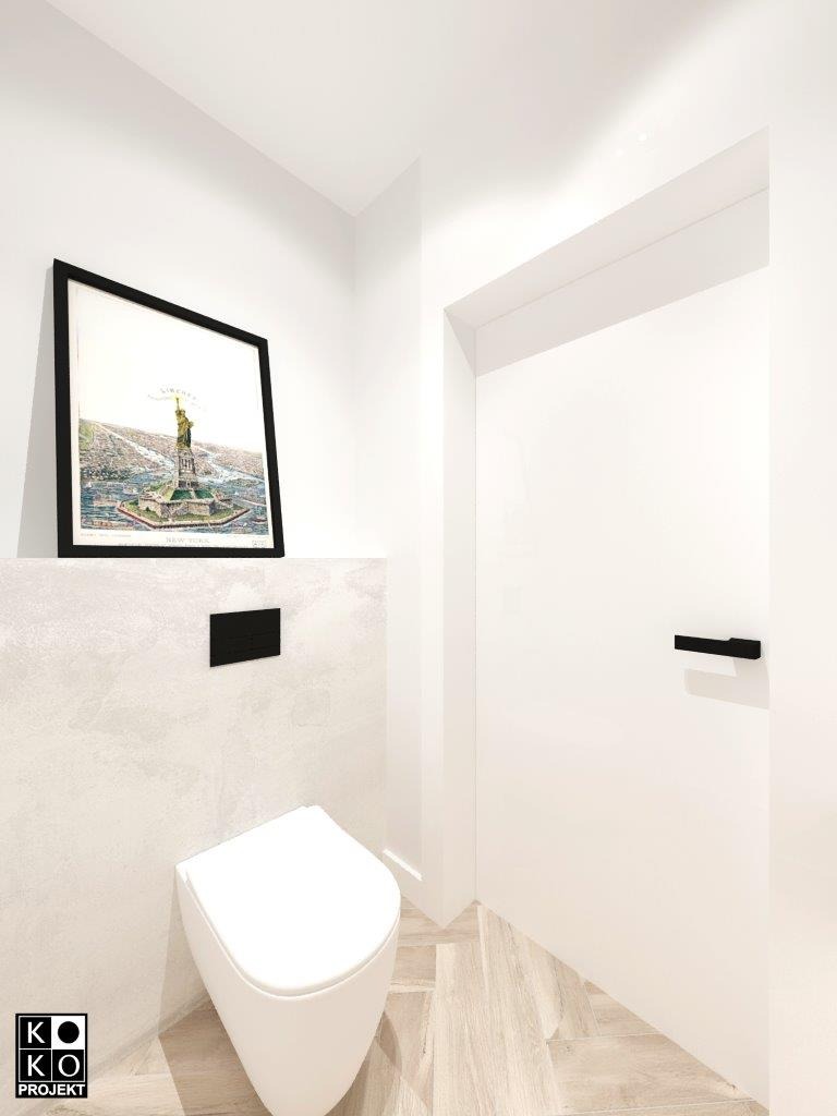 2021_04_projekt domu w Mierzynie - WC