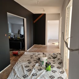 wygładzanie i malowanie ścian