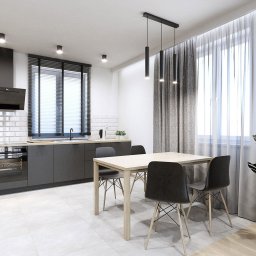 Projekt aranżacji wnętrza mieszkania na wynajem. (Wizualizacja 3d)