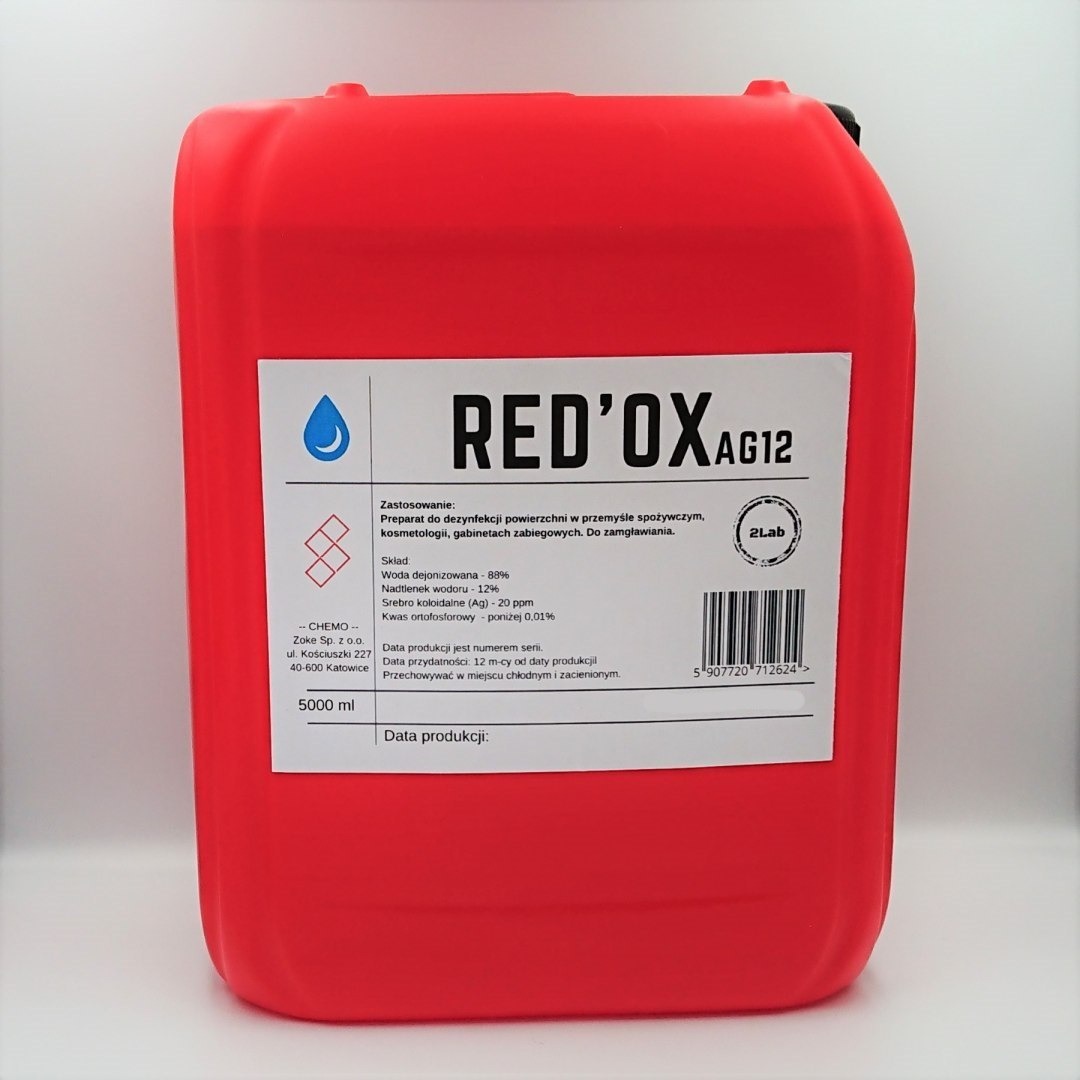 Preparat do dezynfekcji i zamgławiania Red`Ox Ag12
