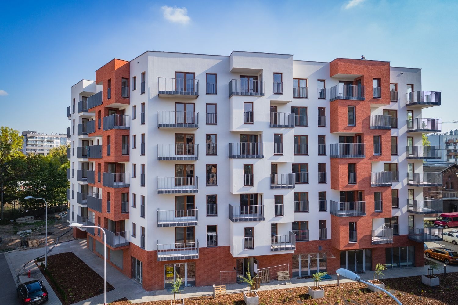 Jedna z nadzorowanych inwestycji jako inspektor nadzoru - budynek mieszkalny wielorodzinny, Wrocław