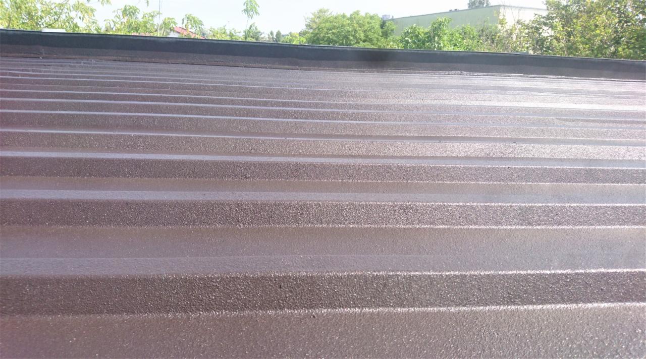 Położenie Canada Rubber N500 guma w płynie na blachę, hala produkcyjna