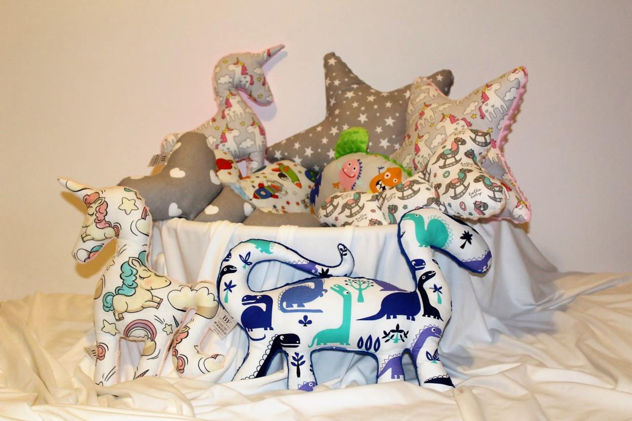 Poduszki przytulanki Minky & Bawełna