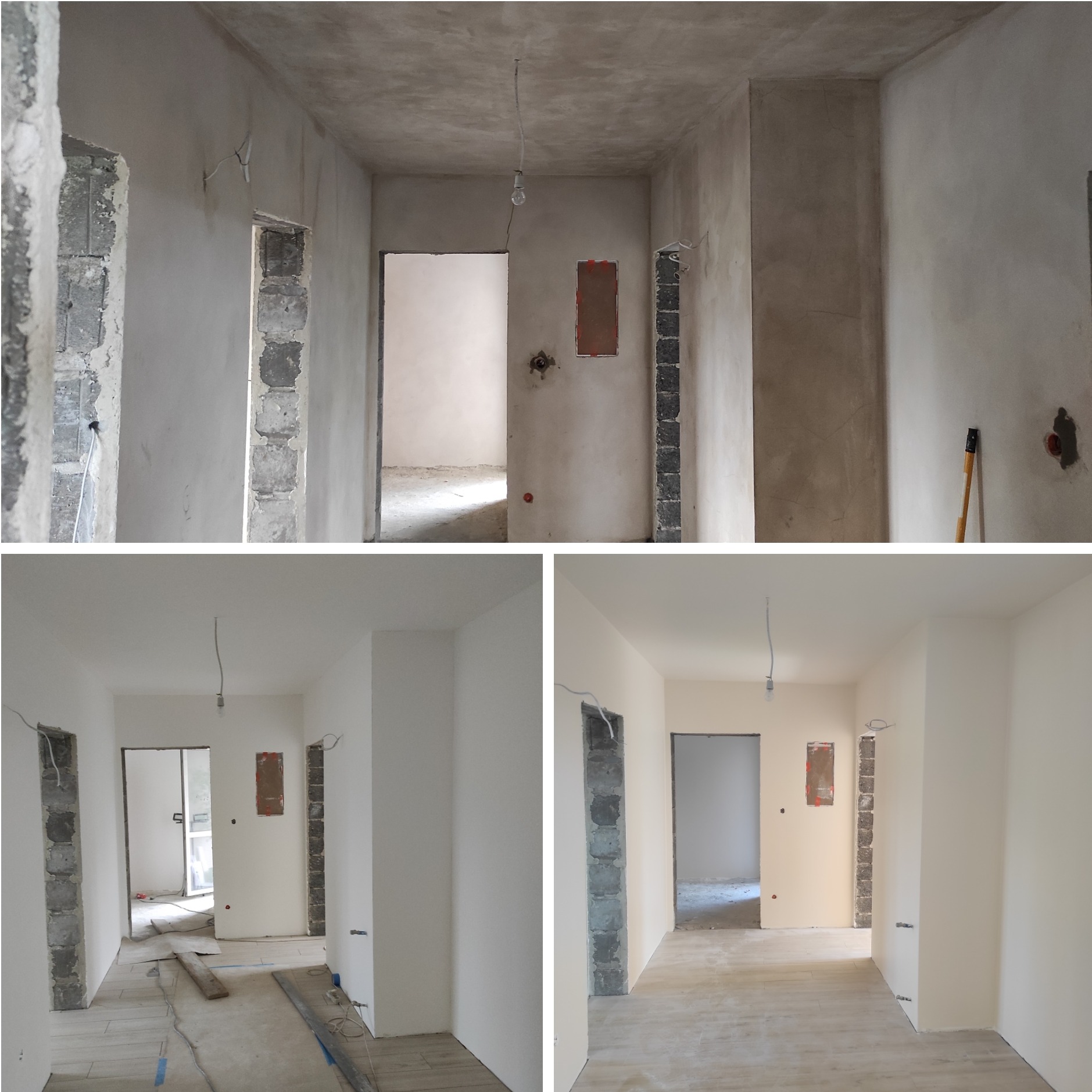 Szpachlowanie i malowanie pomieszczenia