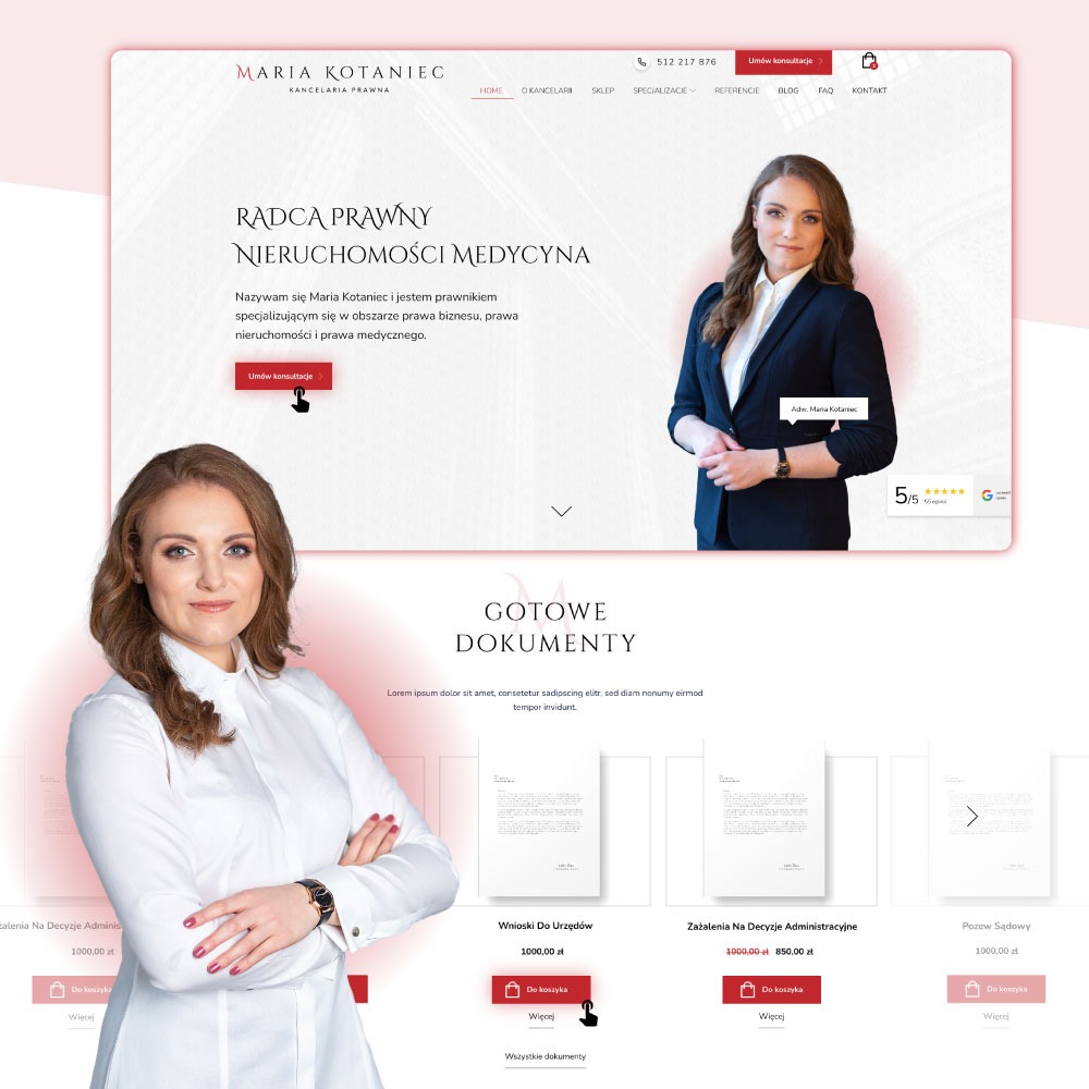 Strona www dla adwokata