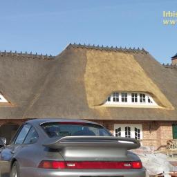 Przebudowa dachu krytego strzechą - montaż lub wymiana okna itp.