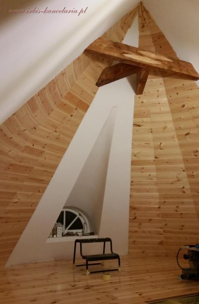 Wykończenie ocieplenia połaci dachu od wewnątrz - Irbis Strzecharstwo