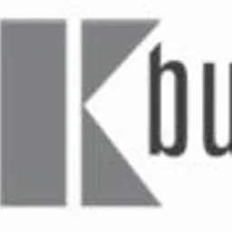 Logo firmy JIK bud z pomarańczowym okręgiem i szarymi elementami graficznymi.