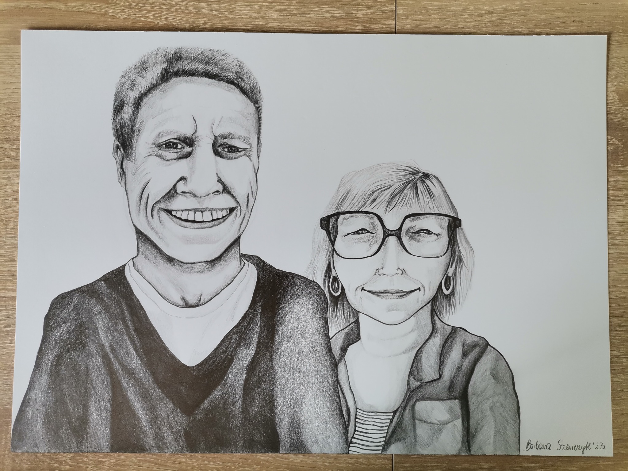 karykatura na rocznicę ślubu, 2023