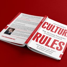 Projekt okładki i skład tekstu do książki biznesowej "Culture Rules!"