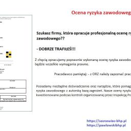 Ocena ryzyka zawodowego

https://sosnowiec-bhp.pl/uslugi-ocena-ryzyka-zawodowego.html